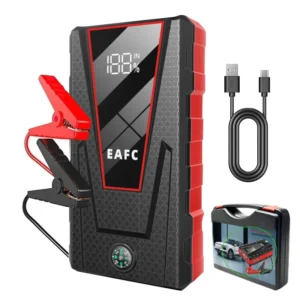 EAFC Car Jump Starter 600A / 1200A /2000A Portable Power Bank Car Battery Booster 12V Car Starting Device for Petrol Diesel Car - AliExpress 34 - Color : 1200A black with box - Ships From : Poland