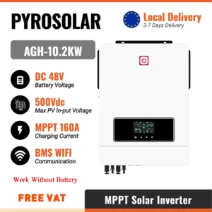 PYROSOLAR 10.2KW 8.2KW 6.2KW 4.2KW 3.5KW 1KW Solar Hybrid Inverter 12V 24V 48V 220V 500VDC MPPT Pure Sine Wave Solar inverter - AliExpress 13 - Color : 10.2KW 48V NO WIFI - Output Voltage : 220-240V