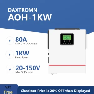 Daxtromn 1kW Pure Sine Wave Solar Inverter with Built-in 40A MPPT Solar Charger 1000W OFF GRID 1.2kW PV in solar UPS backup - AliExpress 13 - value : not defined