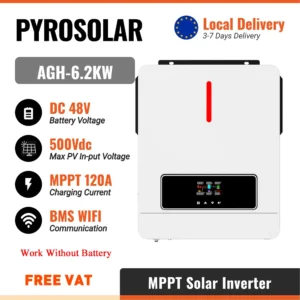 10.2KW 6.2KW 48V 4.2KW 3.5KW 24V 1KW 48V Hybrid Solar Inverter 120A MPPT On/Off Grid Work Without Battery PV Input 60-500V DC - AliExpress 13 - Color : 6.2KW 48V BMS WIFI - Output Voltage : 220-240V