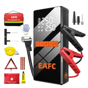 EAFC Car Jump Starter Air pump Car Mounted Emergency Rescue Kit 7 Piece Set Of Car Emergency Tools Multifunctional Rescue Kit - AliExpress 34 - Color : Emergency kit - Ships From : france