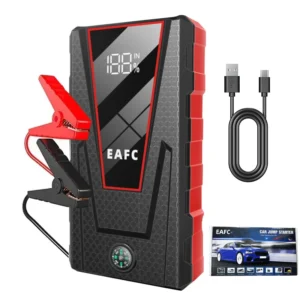 EAFC Car Jump Starter 600A / 1200A /2000A Portable Power Bank Car Battery Booster 12V Car Starting Device for Petrol Diesel Car - AliExpress 34 - Color : 1200A black - Ships From : spain