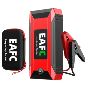 EAFC 1200A Portable Car Jump Starter 8000mAh Power Bank Car Booster Charger 12V Starting Device Petrol Diesel Emergency Booster - AliExpress 34 - Color : Red with bag - Ships From : spain