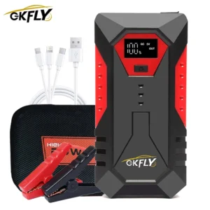 GKFLY Portable Car Jump Starter 2000A/3000A/4000A Power Bank Car Booster Charger 12V Starting Device Petrol Diesel - AliExpress 34 - Color : 3000A M43 Gray - Ships From : france