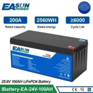EASUN POWER LiFePO4 Battery 200AH 100AH 12V 24V BMS Rechargeable Lithium Bateria Pack for Camping Car Solar HOT Dropshipping - AliExpress 13 - Color : 24V 100AH - Ships From : Italy