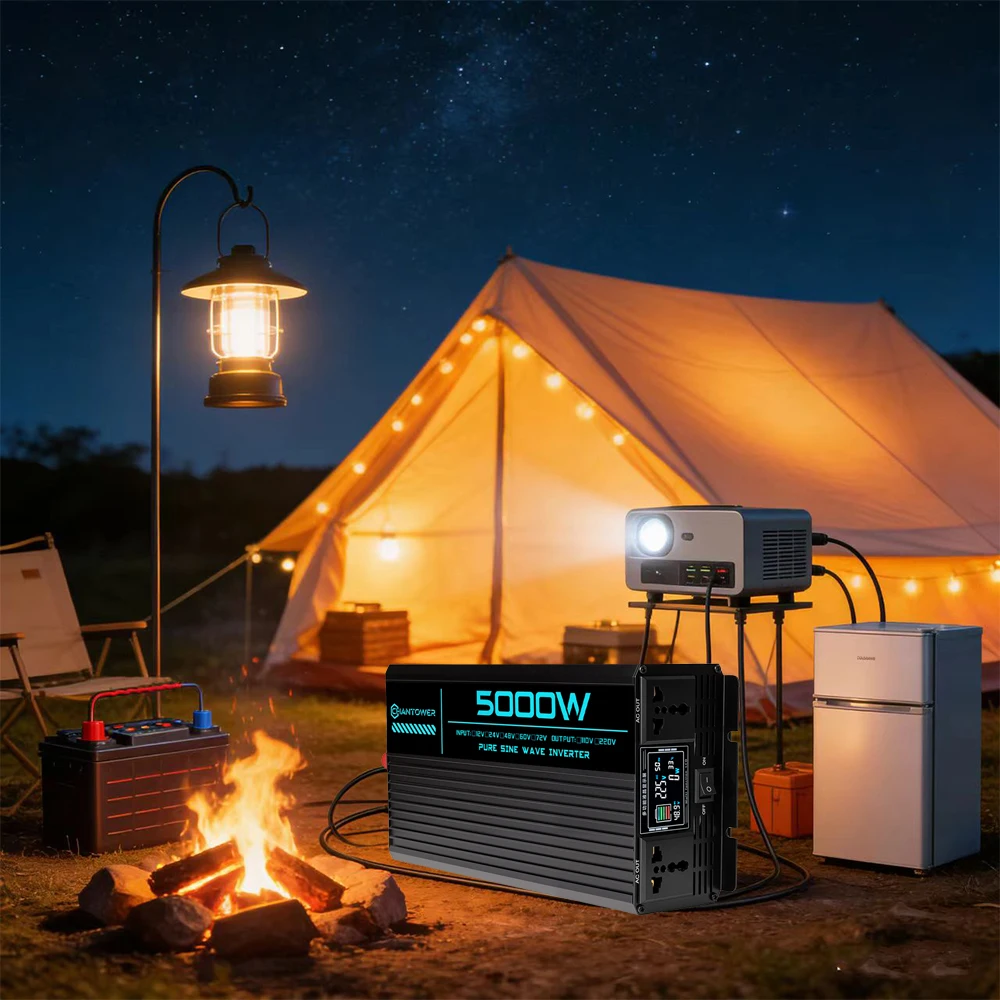 Pure Sine Wave Inverter DC 12v/24v/48v/60v/72v To AC 110v/220v 6000W 5000W 4000W 3000W 1600W Converter Car Solar Power Inverter - AliExpress 13 - Input Voltage : 60V - Output Voltage : 220V 60Hz - Image 5