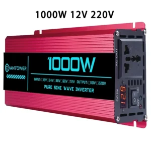 Pure Sine Wave Inverter 12V 220V 24V 1000W 1600W 3000W 4000W 5000W 6000W DC To AC Power Converter Charger Car Solar Inverter - AliExpress 34 - Color Name : 1000W 12V 220V