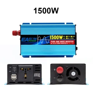 EASUN POWER Pure Sine Wave Inverter 12V 220V Power 1500w 1800w 2500w Car Inverter Buck Converter With LED Display - AliExpress 13 - Color : DX-1500W - Input Voltage : 12V 220V