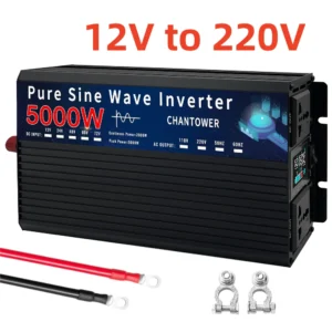 Pure Sine Wave Inverter DC 12v/24v To AC 110v/220v 5500W 5000W 4400/4000W 3000W 2000W Voltage Converter Car Solar Power Inverter - AliExpress 13 - Color : 5000W - Color : 5000W - Input Voltage : 12V - Output Voltage : 110V 60Hz