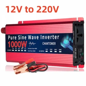 Pure Sine Wave Inverter 12V 220V/110V 1000W 1600W 2200W 3000W 4000W 5000W DC To AC Power Voltage Converter Car Solar Inverter - Color Name : 1000W 12V 220V