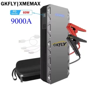 GKFLY 3000A 5000A 9000A Car Jump Starter Power Bank Portable 12V Starting Device Power Car Battery Booster Buster for 10.0L 8.0L - AliExpress 34 - Color : Updated 9000A - Ships From : france