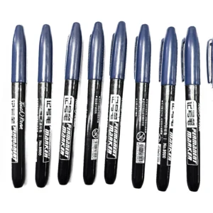 6 PCS Permanent Marker Pen Manga Drawing Markers Black Blue Red Waterproof Ink Sketch Pens Stationery Art School Supplies - AliExpress 21 - Color : 10 Blue