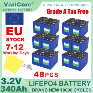 3.2V 340Ah LiFePO4 Rechargeable Battery Lithium Iron Phosphate for 12v 24v 36v 48v Travel Solar Campers Golf Cart Yacht Tax Free - AliExpress 44 - Color : 48pcs 3.2V 340Ah