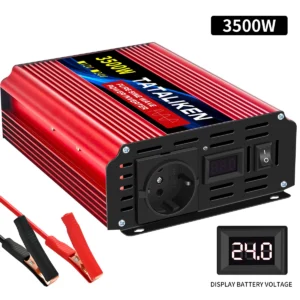 6000W/8000W/10000W EU socket 24V to AC 220V 50HZ pure sine wave inverter car power supply voltage portable converter with LED - AliExpress 34 - Color Name : 24V3500W220V50HZEU - Ships From : Poland