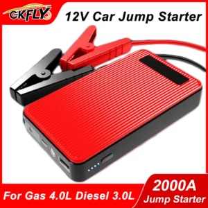 GKFLY 2000A/3000A/4000A Car Jump Starter Power Bank Petrol Diesel Car Battery Charger Starting For Auto Battery Booster - AliExpress 34 - Color : 2000A T02A - Ships From : Poland
