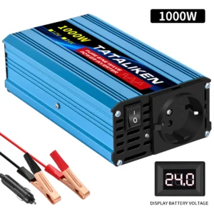 6000W/8000W/10000W EU socket 24V to AC 220V 50HZ pure sine wave inverter car power supply voltage portable converter with LED - AliExpress 34 - Color Name : 24V1000W220V50HZEU - Ships From : Poland