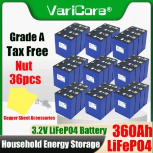 10000Cycles 3.2V 360Ah LiFePO4 Battery Lithium Iron Phosphate for 12v 24v Golf Cart Campers Golf Cart Yacht Grade A Tax Free - AliExpress 44 - Color : 36pcs 3.2V 360Ah