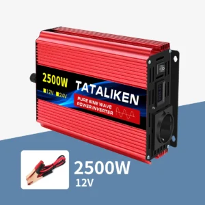 Inverter Pure Sine Wave  2500W/3500W/4500W/5000WDC 12V/24V to AC 220V 230V Voltage Transfer Converter Charging Adapter EU Socket - AliExpress 34 - Color Name : 12V2500W 50HZ EU