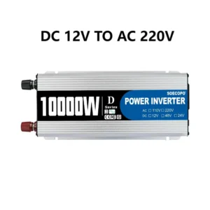 Heavy Duty 10000W Inverter DC-AC Converter 12V/24V/48V Input 110V/220V Output Overload Protection for Off-Grid Farms/RVs - AliExpress 34 - Color Name : 12V TO 220V