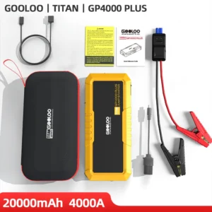GOOLOO 4000A Start Power Bank 20000mAh Jump Starter Car Booster External Battery 12V Starting Device for Petrol Diesel Powerbank - AliExpress 34 - Color : GP4000 PLUS - Ships From : Poland