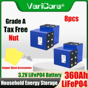 10000Cycles 3.2V 360Ah LiFePO4 Battery Lithium Iron Phosphate for 12v 24v Golf Cart Campers Golf Cart Yacht Grade A Tax Free - AliExpress 44 - Color : 8pcs 3.2V 360Ah