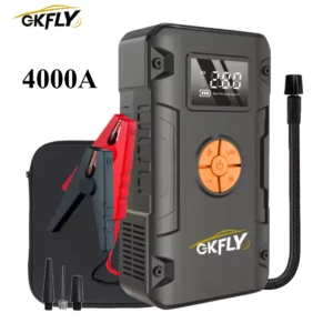 4 In 1 Car Jump Starter Pump Air Compressor 4000A Starting Device Booster 59.2Wh Power Bank 12V Digital Tire Inflator 150PSI - AliExpress 34 - Color : 4000A GG-JS-963 - Ships From : Poland
