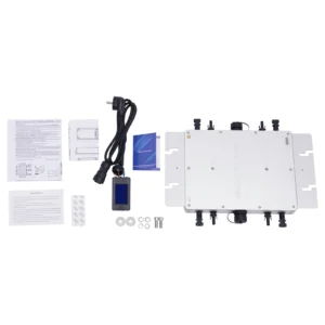 WVC-1200W Solar Grid Tie Micro Inverter IP65 Waterproof MPPT 220V Solar Microinverter DC22-50V for 30V/36V Solar Panels, EU Plug - AliExpress 13 - Color : Silver - Output Voltage : 220V - Ships From : GERMANY - Input Voltage : 22-50V