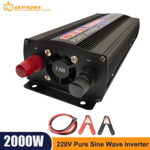 2000W Peak Pure Sine Wave Power Inverter DC 12V 24V 48V to AC 230V 50hz Power Inverter Charger Adapter Universal Socket - AliExpress 13 - Color : 2000W - Socket Type : Europe - Input Voltage : 24V - Output Voltage : 220-240V - Ships From : Poland