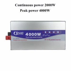 4000/5000W Pure Sine Wave Inverter Power  DC12V 24V To AC220V Voltage 50/60HZ Voltage Power Converter USB Charger Solar Inverter - AliExpress 13 - Color : 4000W - Socket Type : Universal - Input Voltage : 24V - Output Voltage : 120V(60HZ)