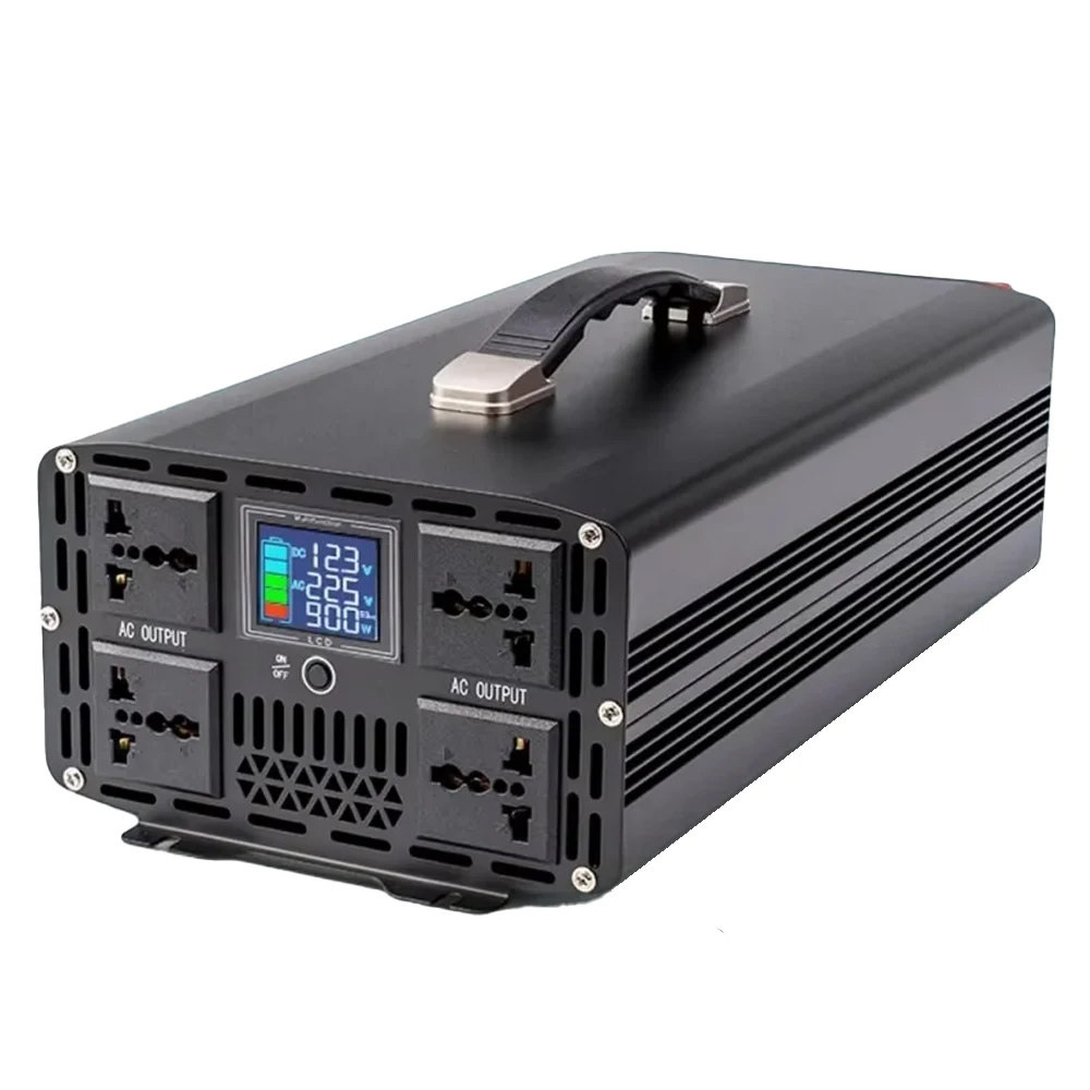 Pure Sine Wave Inverter DC 12V/24V To AC 220V 2000W 3000W 4000W 5000W 6000W Power Converter Car Solar Inverter For Home,RV,Truck - AliExpress 34 - Color Name : 12V 220V 6000W