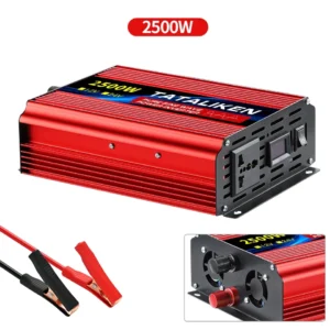 Pure Sine Wave Inverter DC 12V/24V To AC 110V/220V 1600W 2500W 3500W 4500W 5000W 6000W Portable Power Converter Universal Socket - AliExpress 13 - Color : 2500W 12V - Socket Type : Universal - Output Voltage : 110V 60Hz - Ships From : Australia