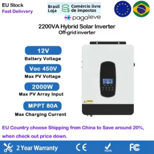 10.2KW 6.2KW 6200W 3600W Solar Hybrid Inverter with MPPT Solar Charger Controller DC 48v 24V to AC 220v 230v can no Battery work - AliExpress 13 - Color : SP-2200VA-12VDC - Output Voltage : 220-240V - Ships From : Chile - Input Voltage : With WIFI