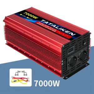 Inverter Pure Sine Wave  2500W/3500W/4500W/5000WDC 12V/24V to AC 220V 230V Voltage Transfer Converter Charging Adapter EU Socket - AliExpress 34 - Color Name : 12V7000W 50HZ EU