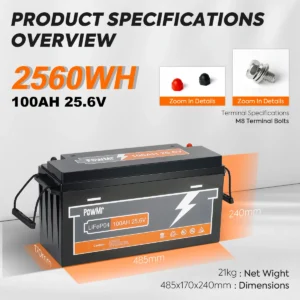 12V-200AH 24V-100AH life 4 Battery Pack with BMS Grade Rechargeable Lithium iron phosphate Cells For Camping EV Home System - AliExpress 13 - Color : 100AH 25.6V - Ships From : france