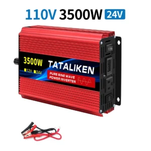 1600w-4500W 12V/24V to AC 110V 60Hz Pure Sine Wave Inverter Car Power Tranfermer  Voltage Portable  Converter with LED Display - AliExpress 34 - Color Name : 24V 110V 3500W 60HZ - Ships From : brazil