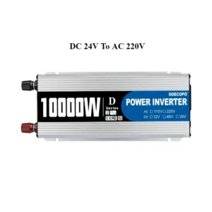 Heavy Duty 10000W Inverter DC-AC Converter 12V/24V/48V Input 110V/220V Output Overload Protection for Off-Grid Farms/RVs - AliExpress 34 - Color Name : 24V TO 220V