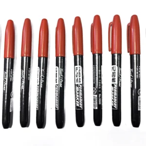 6 PCS Permanent Marker Pen Manga Drawing Markers Black Blue Red Waterproof Ink Sketch Pens Stationery Art School Supplies - AliExpress 21 - Color : 10 Red