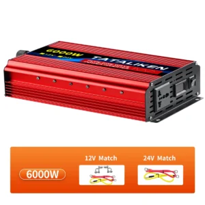 Inverter Pure Sine Wave 12V/24V To 220V/110V 50/60HZ Transforme Power Converter dc to ac Solar Inverters With LED Display - AliExpress 13 - Color : 6000W - Color : 7000W - Input Voltage : 24V50HZ - Output Voltage : 110V - Ships From : China Mainland
