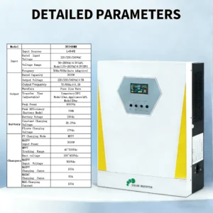 RVPOZWER 6.2KW 3KW Hybrid Inverter 24V to 230V Pure Sine Wave Solar Inverter with LCD Digital Display RV Caravan Home Appliances - AliExpress 44 - Ships From : GERMANY - Color : 2V 3KW