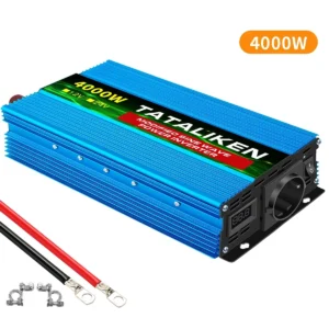 600W 1500W 2500W 3000W Modified Sine Wave Inverter 12V DC to AC 220V with voltage display - AliExpress 34 - Color Name : 12V4000W50HZ EU