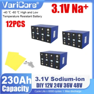 EU Stock 3.1V 230Ah Sodium-Ion Battery 2.9V Resistant low,high Temperature DIY 12v 24V Motorcycle Electric Car Travel Golf Cart - AliExpress 44 - Color : 3.1V 230Ah 12pcs - Ships From : GERMANY