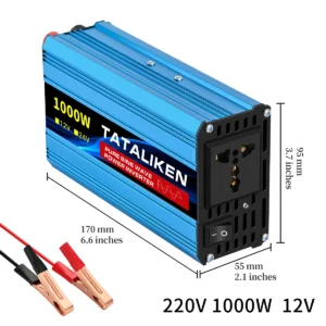 Pure Sine Wave Inverter 1000W-4000W DC 12V and 24V to AC 220V 50hz Power Inverter Charger  Adapter Universal Socket - AliExpress 34 - Color Name : 12V 1000W  220V