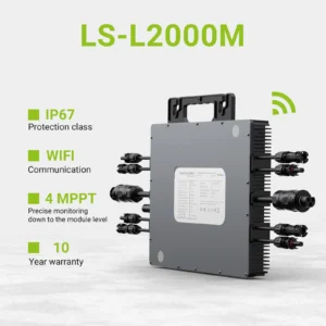 800W/2000W Micro Inverter 230V 50Hz Grid-Tied, MPPT 25-55V, IP67 storm, WiFi, Solarman Monitoring, Pure Sine, EU Plug - AliExpress 13 - Color : 2000W-AC CABLE - Output Voltage : 220-240V - Ships From : GERMANY