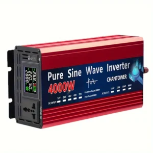 Pure Sine Wave Inverter 12V 220V 1000W-5000W DC 12v To AC 220v Power Supply Converter Car Solar Inverter - Color : 4000W  12V