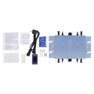 WVC-1200W Solar Grid Tie Micro Inverter IP65 Waterproof MPPT 220V Solar Microinverter DC22-50V for 30V/36V Solar Panels, EU Plug - AliExpress 13 - Color : Blue - Output Voltage : 220V - Ships From : GERMANY - Input Voltage : 22-50V