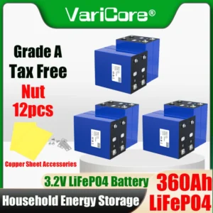 10000Cycles 3.2V 360Ah LiFePO4 Battery Lithium Iron Phosphate for 12v 24v Golf Cart Campers Golf Cart Yacht Grade A Tax Free - AliExpress 44 - Color : 12pcs 3.2V 360Ah