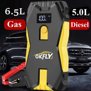 GKFLY 2000A 3000A 4000A Car Jump Starter Big Power Bank Car Battery Booster 12V Car Starting Device for Petrol  6.0L Diesel 5.0L - AliExpress 34 - Color : 4000A Yellow - Ships From : spain