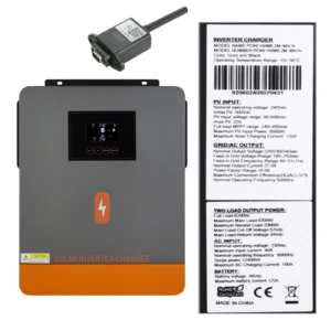 PowMr 10.2KW 6.2KW 48V Solar Hybrid Inverter 4.2KW 3.2KW 24V  Off Grid Inverter Pure Sine Wave MPPT Solar Controller For Battery - AliExpress 44 - Color : 6.2KW 48V with WIFI - Ships From : france