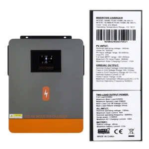 PowMr 6.2KW 4.2KW 3KW 2KW Hybrid Solar Inverter with WIFI MPPT 120A 50HZ Charge 12V/24V/48V LiFePo4 Battery 230V PV Output 500V - AliExpress 13 - Color : 6.2KW 48V no WIFI - Output Voltage : 220-240V - Ships From : france