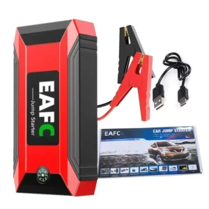 EAFC 12V  Car Jump Starter Power Bank Portable Car Battery Booster ChargerStarting Device Auto Emergency Start-up Lighting - AliExpress 34 - Color : 1200A red carton - Ships From : france